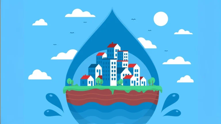 Rainwater Harvesting Illustration